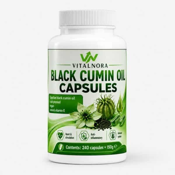 Vital Nora Egyptian Black Cumin Oil Softgels