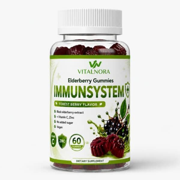 Vital Nora Elderberry, Vitamin C and Zinc Gummies