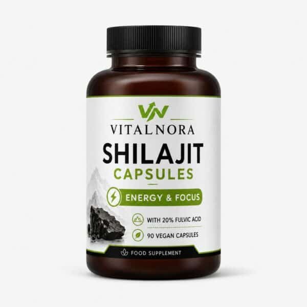 Shilajit (20% Fulvic Acid) – 90 Vegan Capsules