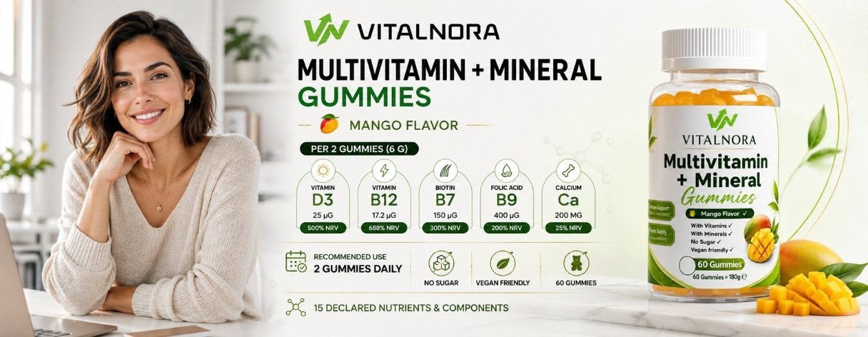 Multivitamin + Mineral Gummies — 60 pcs product information