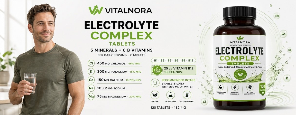 Electrolyte Complex — 120 Vegan Tablets product information