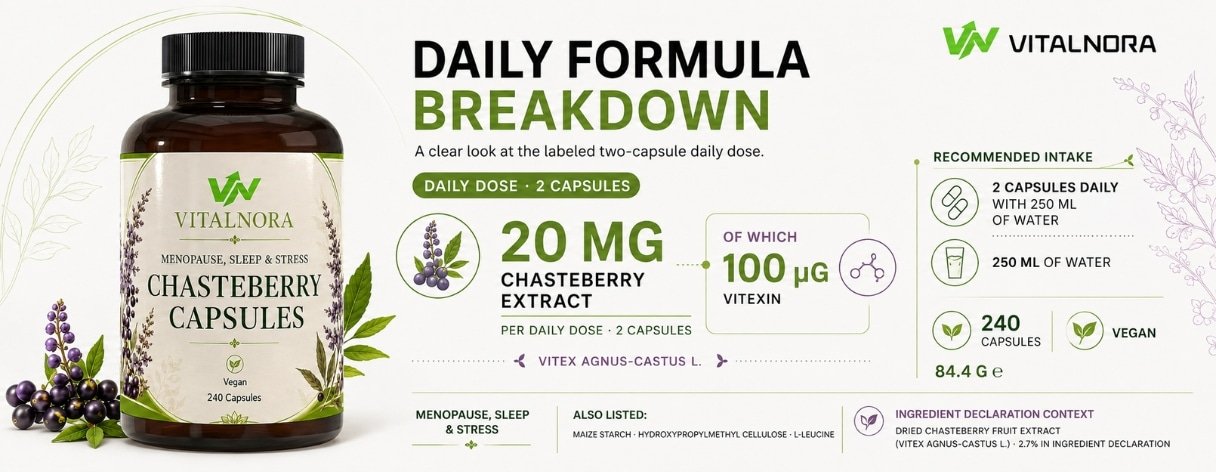 Chaste Tree – 240 Vegan Capsules product information