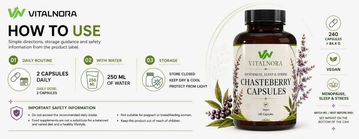 Chaste Tree – 240 Vegan Capsules product information