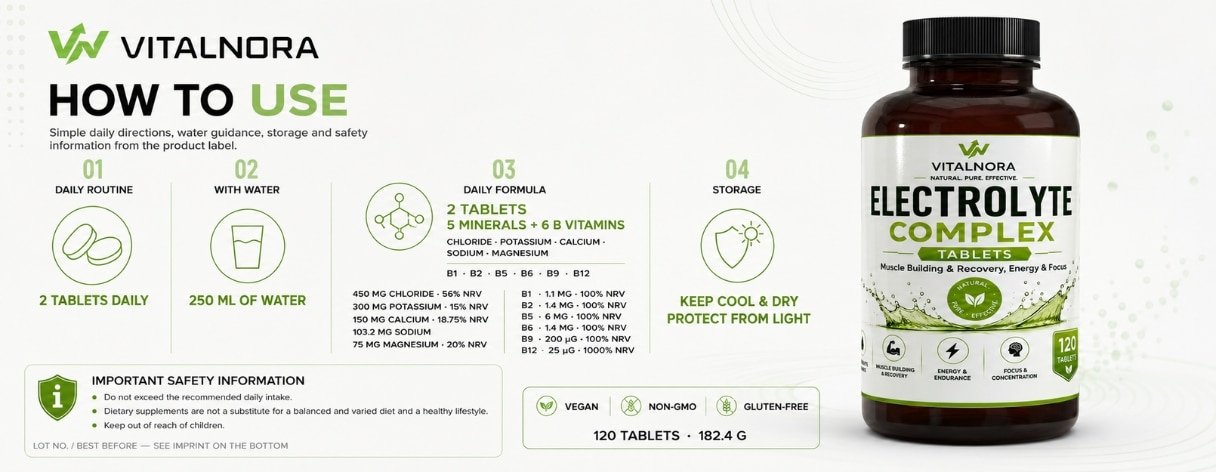 Electrolyte Complex — 120 Vegan Tablets product information
